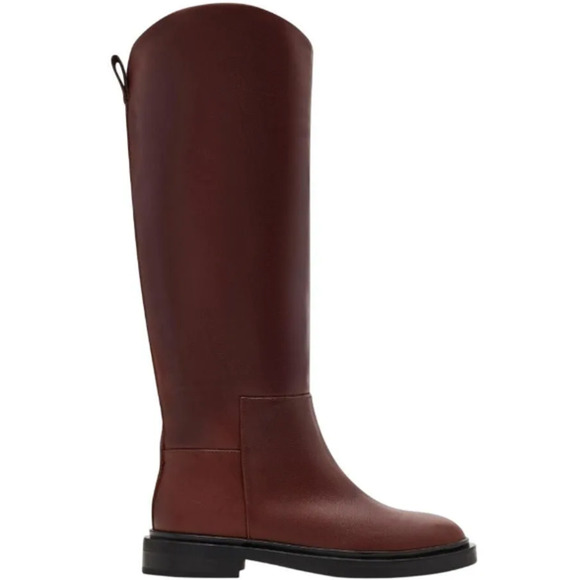 Steve Madden Shoes - Steve Madden Womens Size 5.5 M -Gaige Knee High Boots Brown Leather floor sample